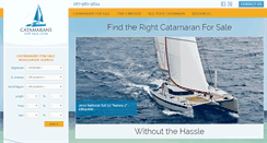 Desktop Screenshot of catamaransforsale.com